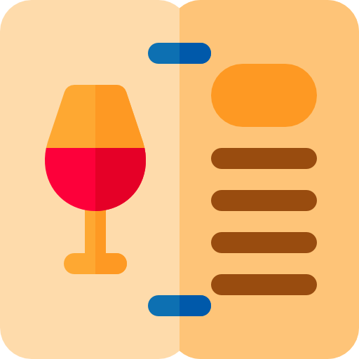 Wine Menu Icon Hotel Service Freepik