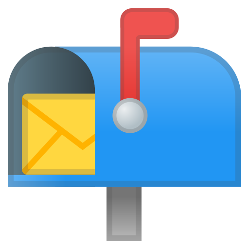 Open Mailbox With Raised Flag Icon Noto Emoji Objects Iconset