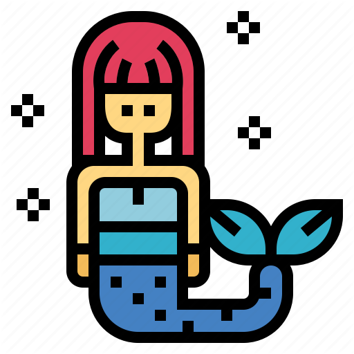 Character, Fantasy, Life, Mermaid, Sea Icon