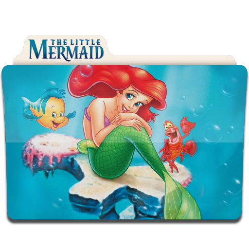 Little Mermaid Icon Tv Show Folder Iconset Jenny Jenkins