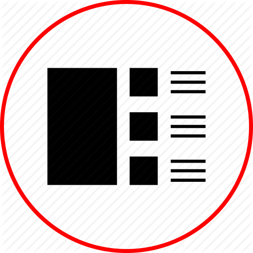 Design, Interface, Page, Web, Wireframe Icon Icons Flat Style