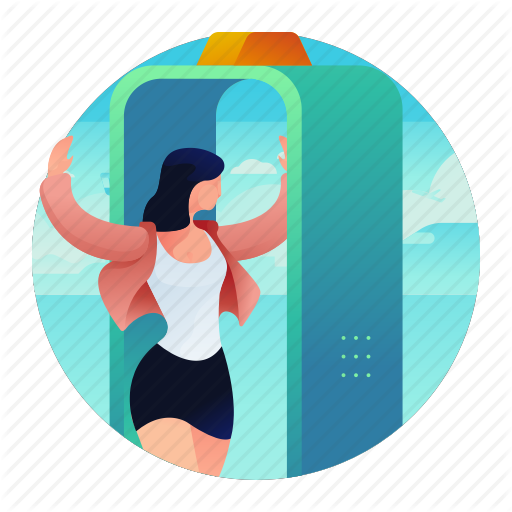 Check, Gate, Metal Detector, Scan, Security Icon