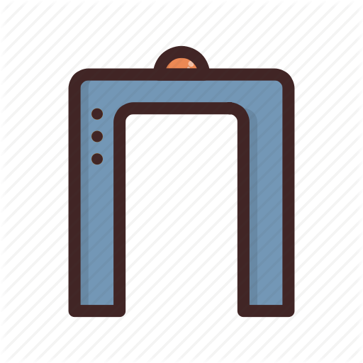 Detector, Metal, Public, Railway, Security, Station, Steel Icon