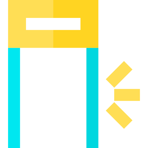 Terrorism, Protection, Metal Detector, Safety, Security Icon