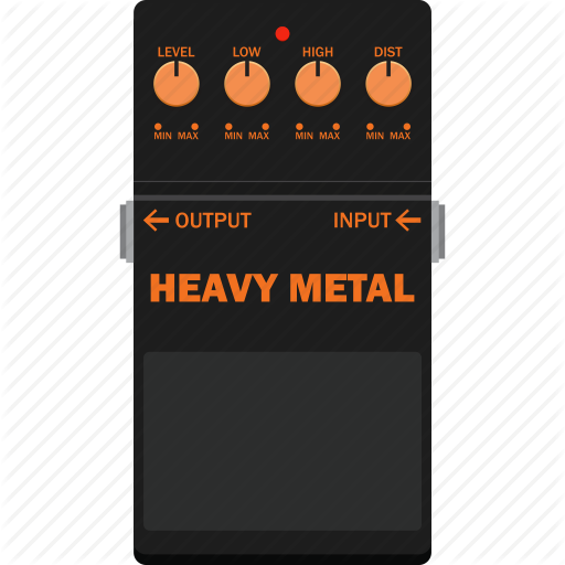 Effect, Guitar, Metal, Pedal Icon