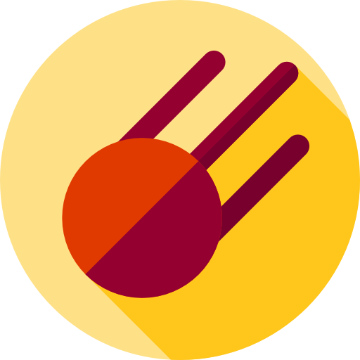 Asteroid, Meteor, Education, Comet, Space, Astronomy Icon