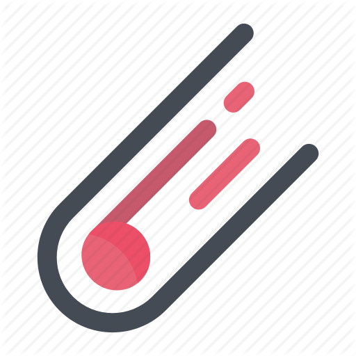 Asteroid, Meteor, Space Icon