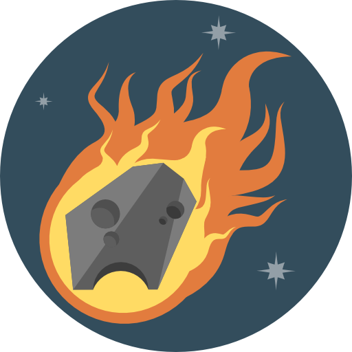 Meteor Icon Flat Iconset Flat