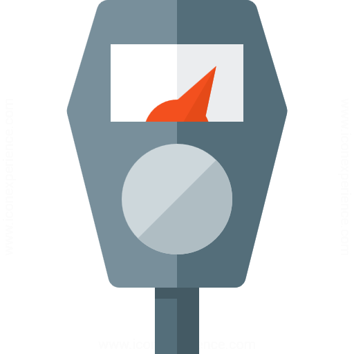 Iconexperience G Collection Parking Meter Icon