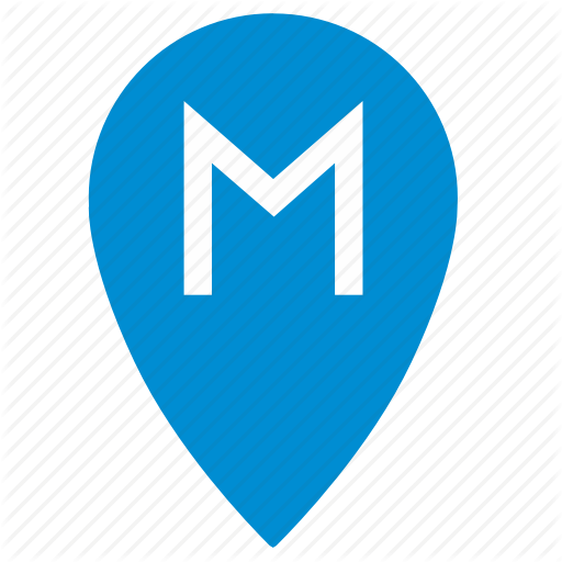 Gps, Location, Map, Metro, Point, Pointer, Station Icon
