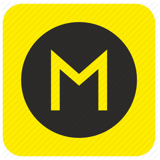 Metro, Poi, Pointer, Road, Station Icon