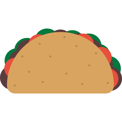Mexico Icons, Mexican, Food, Foods, Mex Tacos, Typical, Taco Icon
