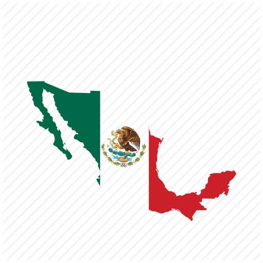 Flag, Map, Mex World Icon