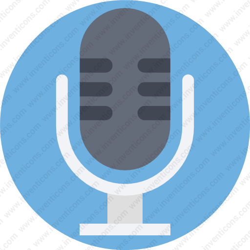 Download Microphone,multimedia,record,voice,mic Icon Inventicons