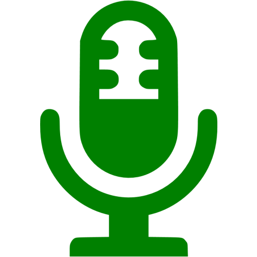 Green Microphone Icon