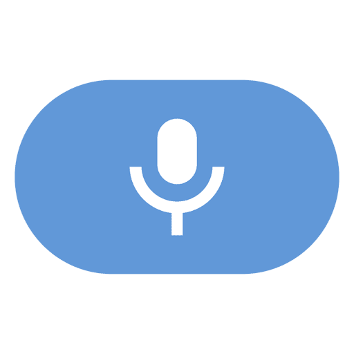 Microphone On Button Flat Icon