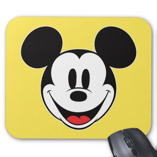Mickey Mouse Smiling Mouse Pad Save Your Money, Shopping And We