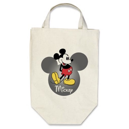 Classic Mickey Head Icon Tote Bag