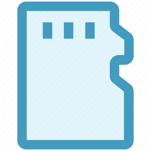 Card, Memory Card, Micro, Micro Sd, Sd Card, Storage Icon