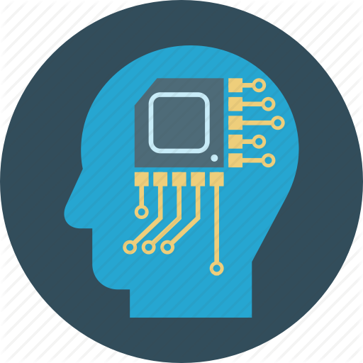 Analytical Mind, Brain, Head, Idea, Microchip Icon
