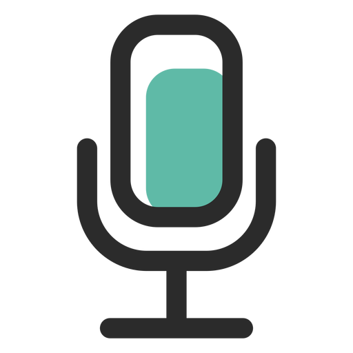 Microphone Colored Stroke Icon
