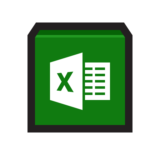Microsoft Excel Icon Flat Strokes App Iconset Hopstarter