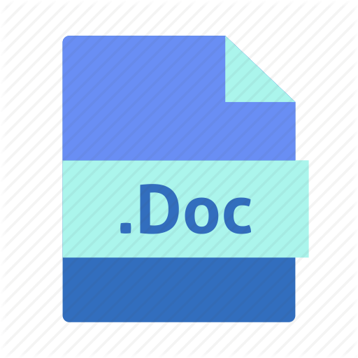 Doc, Document, Extension, File, Microsoft Word, Name Icon