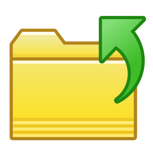 Folder Flat Khaki Icon