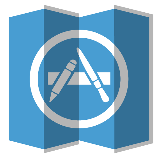 App Store Icon Folded Social Media Iconset Designbolts