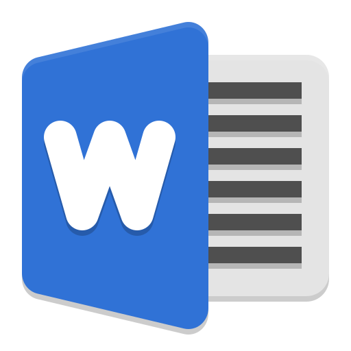 Ms Word Icon Papirus Apps Iconset Papirus Development Team