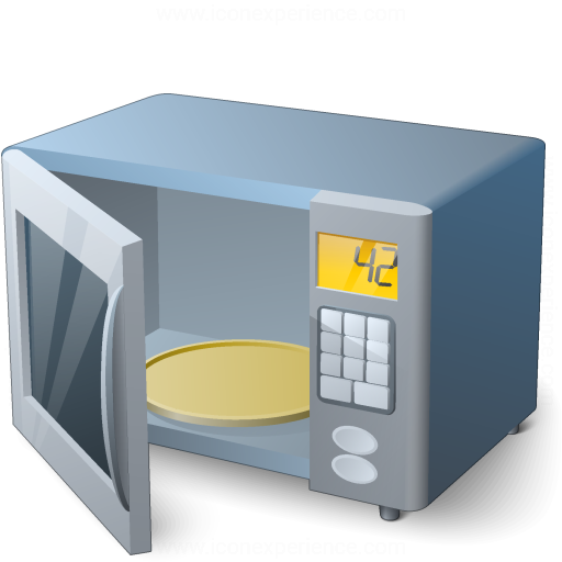 Iconexperience V Collection Microwave Oven Open Icon