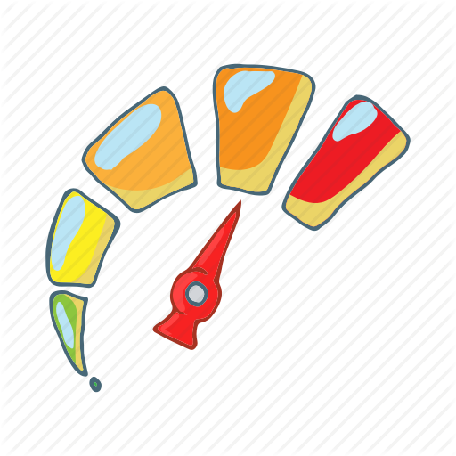 Car, Cartoon, Meter, Mileage, Power, Speed, Speedometer Icon