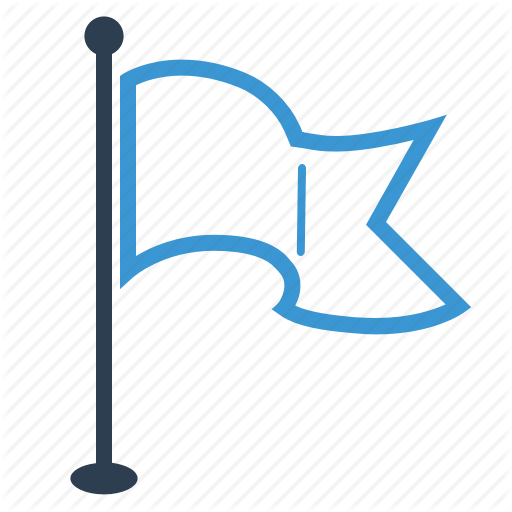 Finish, Flag, Milestone, Stop Point Icon