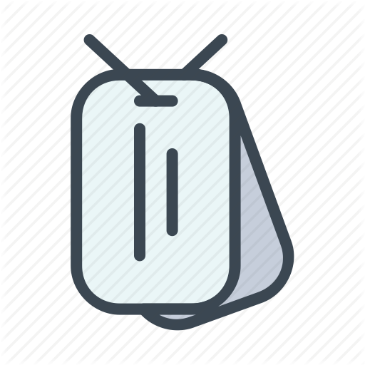 Army, Dog Tag, Military, Recognition, Soldier, War Icon