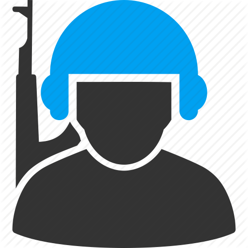 Army, Military, Officer, Police, Security, Soldier, Warrior Icon