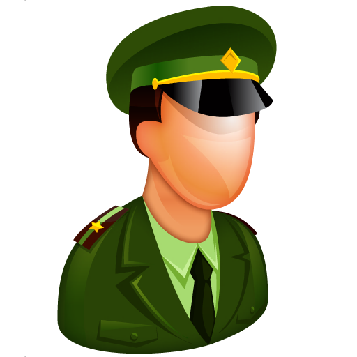 Army Officer Icon Free Large Boss Iconset Aha Soft
