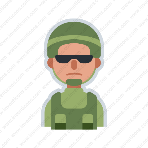 Download Avatar Military,avatar,military Icon Inventicons