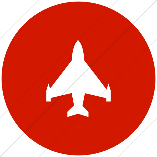 Flat Circle White On Red Ocha Humanitarians Logistics