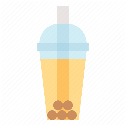 Beverage, Boba, Bubble, Milk, Tea Icon