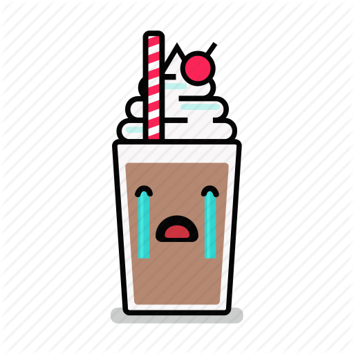 Beverage, Crying, Milk, Milkshake, Sad, Shake, Straw Icon