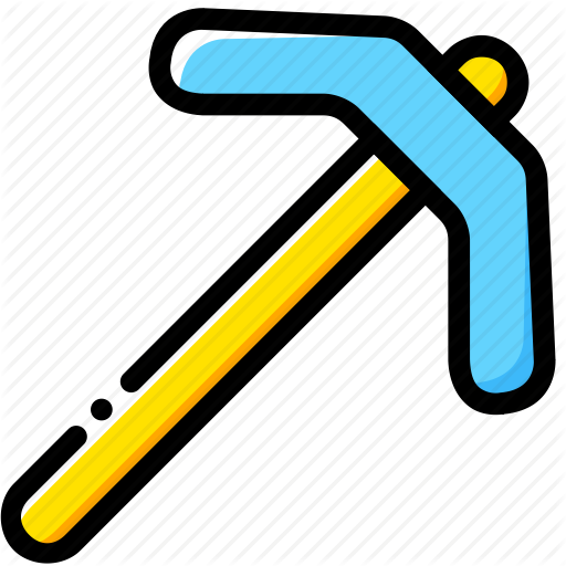 Diamond, Game, Minecraft, Pickaxe, Yellow Icon