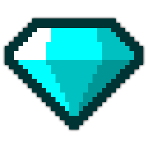 Minecraft Diamond Icon at GetDrawings | Free download