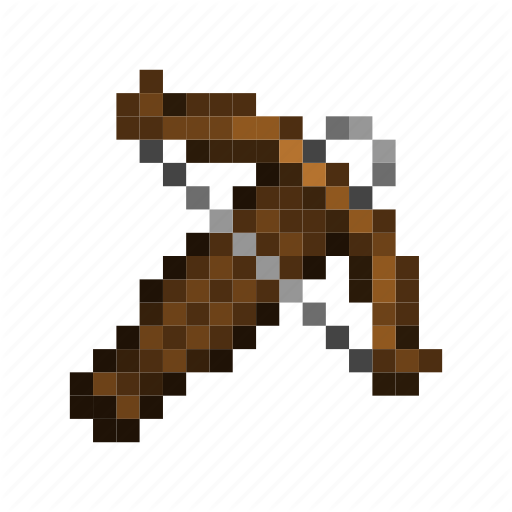 Crossbow, Game, Minecraft, Pixels, Weapon Icon