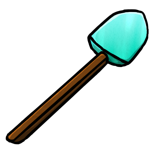 Diamond Shovel Icon Minecraft Iconset