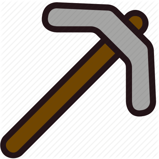 Fun, Games, Minecraft, Pickaxe, Play Icon