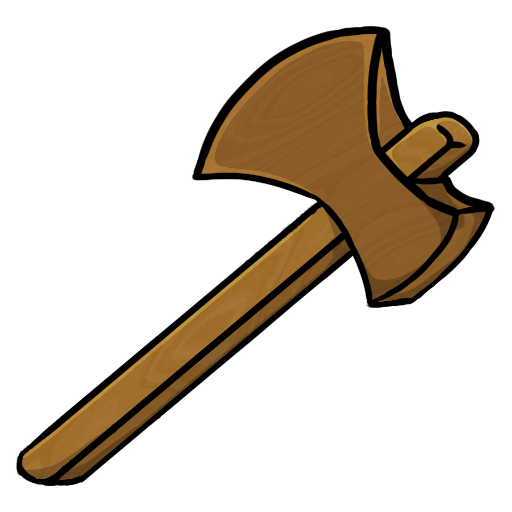 Wooden, Axe Icon Free Of Minecraft Icons