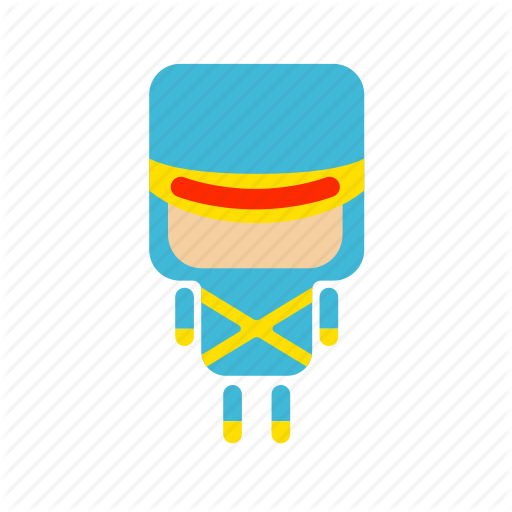 Cute, Hero, Laser, Mini Icon