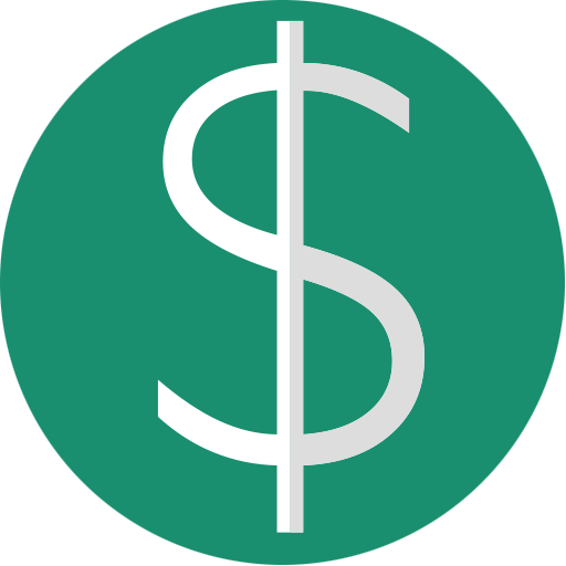 Currency, Dollar, Euro, Finance, Green, Minimal Icon