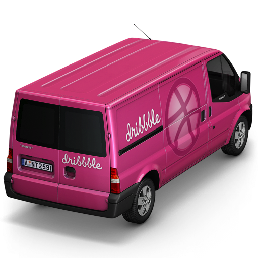 Dribbble Van Back Icon Container Cargo Vans Iconset Antrepo