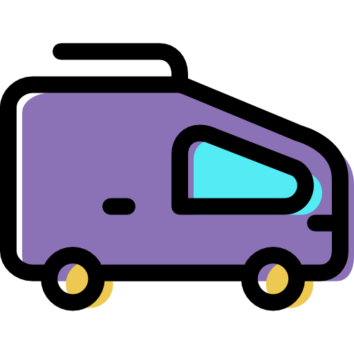 Van Icon Free Of Color Travel And Transport Icons